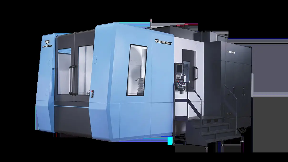 Горизонтальный обрабатывающий центр doosan dhf 8000