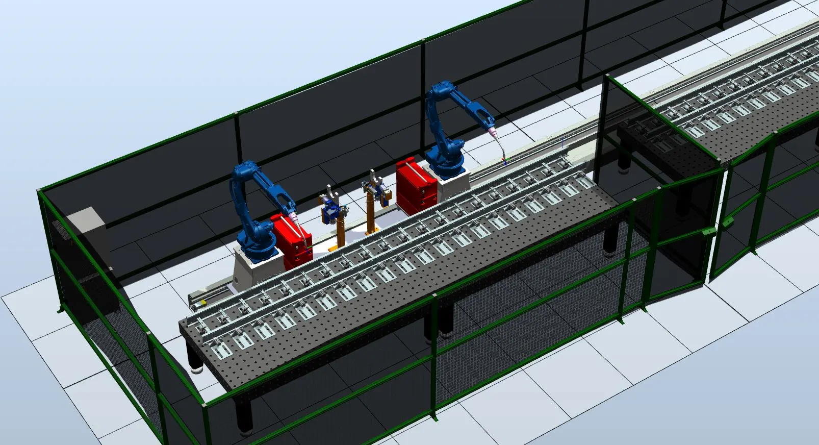 Роботизированный сварочный комплекс Yaskawa AR2010 с линейной осью