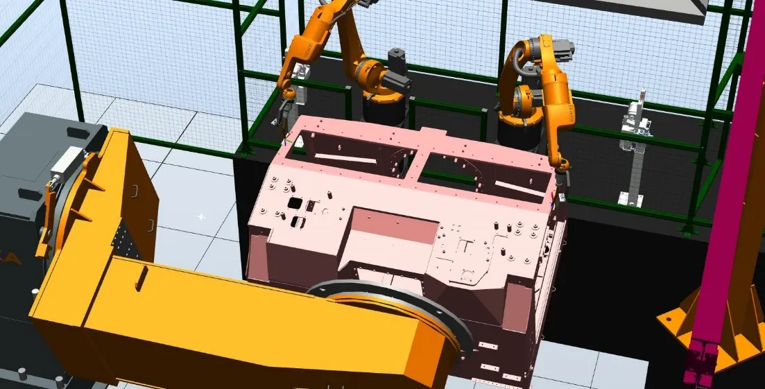 Роботизированный сварочный комплекс KUKA KR8 R2100 для сварки кабин