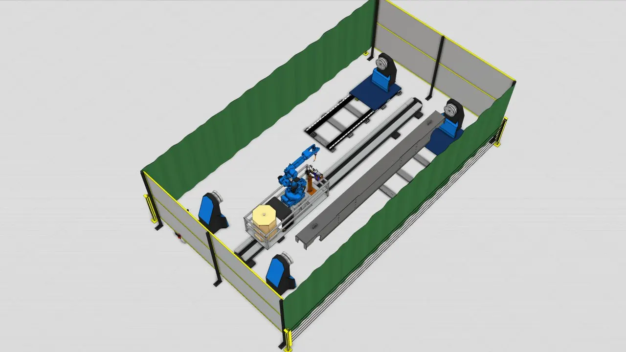 Роботизированный сварочный комплекс Yaskawa Motoman AR2010